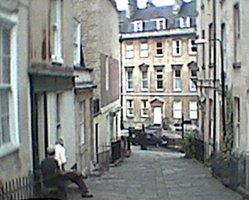 Bath is built on a hill, so apparently the people who live here are all very fit. Appearances can be deceptive.