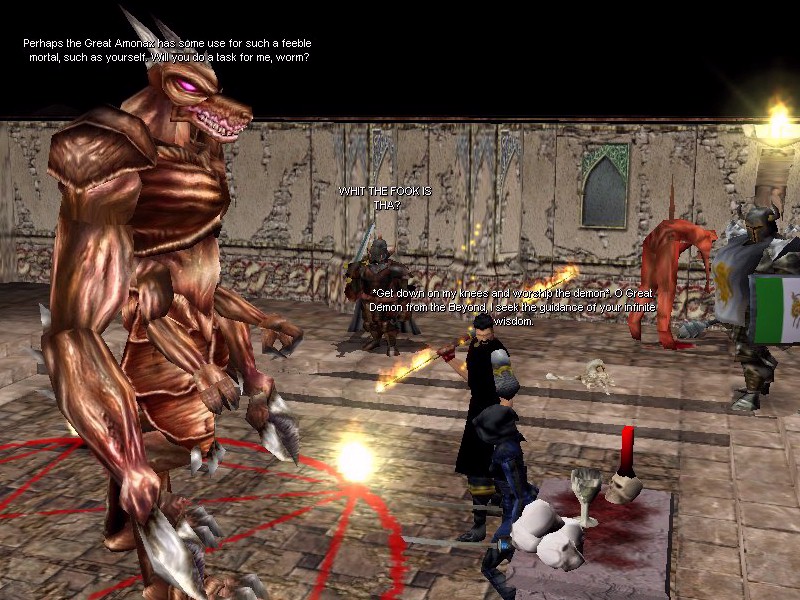 Grumm doesn't react well to a summoning