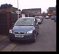 Blimey, almost parked straight for once!