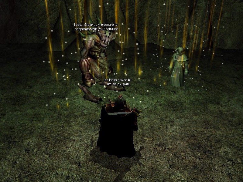 Grumm meets another beastie that reminds him of home...