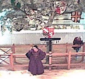 The medieval storyteller was fenced off from the public in case her tales incited riots