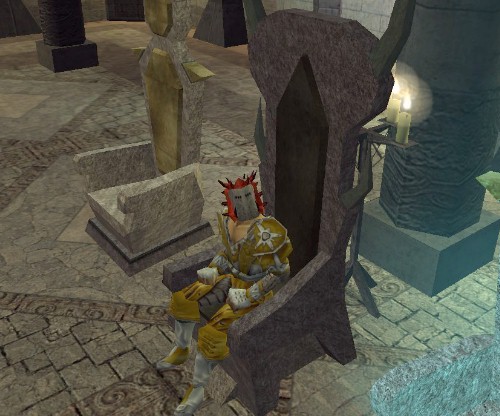 Karate on the throne