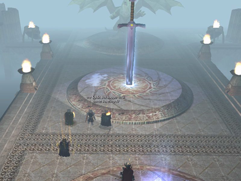 Grumm gets a little worried entering the Frost Giants lair