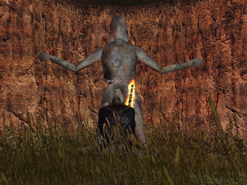 A brief moment of piety