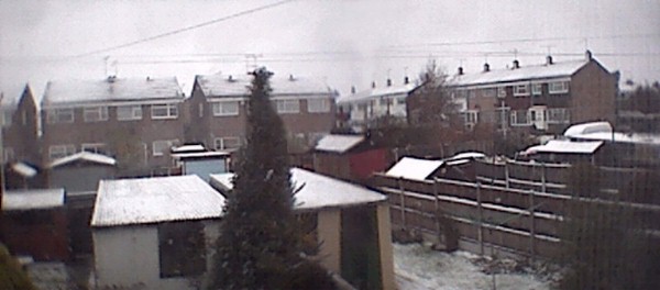 View from our study window