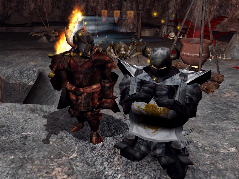 Parifal and Grumm finally see eye to eye