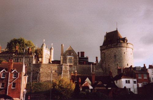 The view of the castle from the car park toilets!