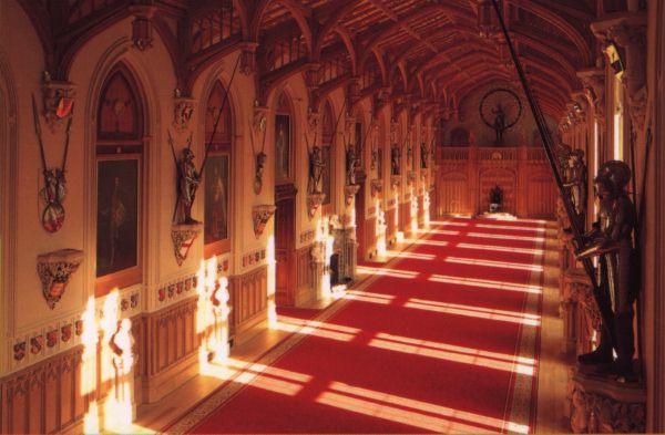 Imagine having a banquet in here, you'd be worried you'd get a lance in your soup!