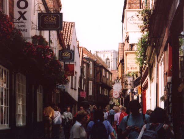 It's called the Shambles 'cos trying to get down there is a bloody shambles!